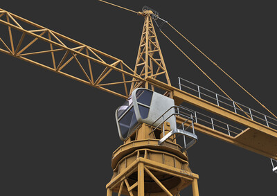 塔吊 吊塔 塔式起重机 机_heikeji作品_机械/器械工业设备_cg模型网