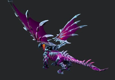 暗黑 死亡之翼【次世代】魔兽 恶龙 魔龙 盔甲魔龙 dragon