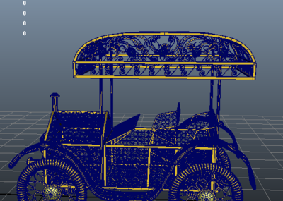 馬車 金屬車 皇家馬車_a6熊c作品_車輛畜力車_cg模型網