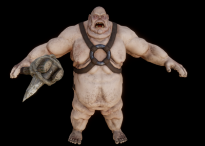 次时代 pbr 胖子 丧尸 野人 肥肥 肥胖