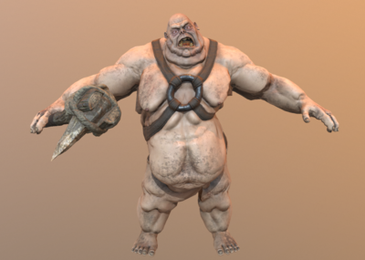 次时代 pbr 胖子 丧尸 野人 肥肥 肥胖