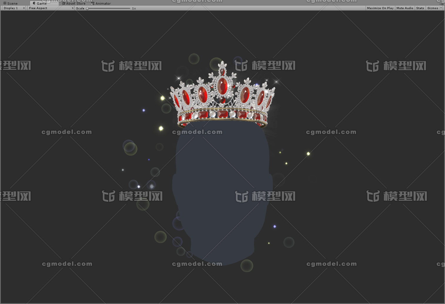 ar 手游 低多边形 皇冠 王冠 3d模型