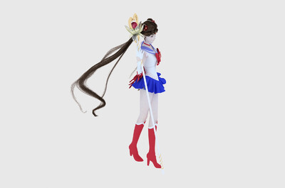 美少女战士 水冰月 月野兔 水手月亮 法杖