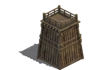 瞭望楼台,楼台,瞭望塔,塔楼_地平线作品_场景古代场景_cg模型网