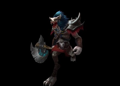 次世代狼战士狼人狼族骑兵带动画