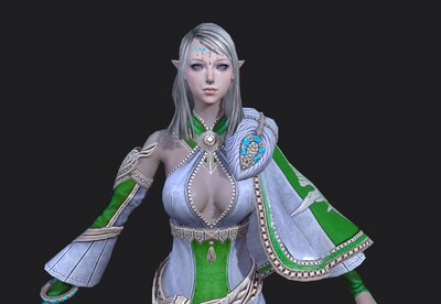 高阶女精灵 【次世代】写实 精灵女王 精灵公主 elf