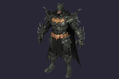 次世代 卡通 黑暗蝙蝠侠 蝙蝠魔 铠甲 战甲 黑化蝙蝠侠 二次元 动漫