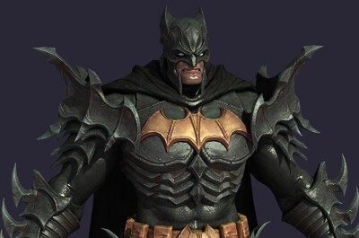 次世代 卡通 黑暗蝙蝠侠 蝙蝠魔 铠甲 战甲 黑化蝙蝠侠 二次元 动漫