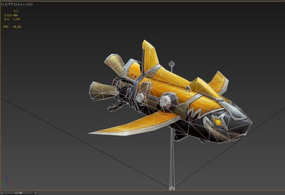 卡通  手绘机械鲨鱼导弹【带动画】仿生潜艇  卡通潜艇