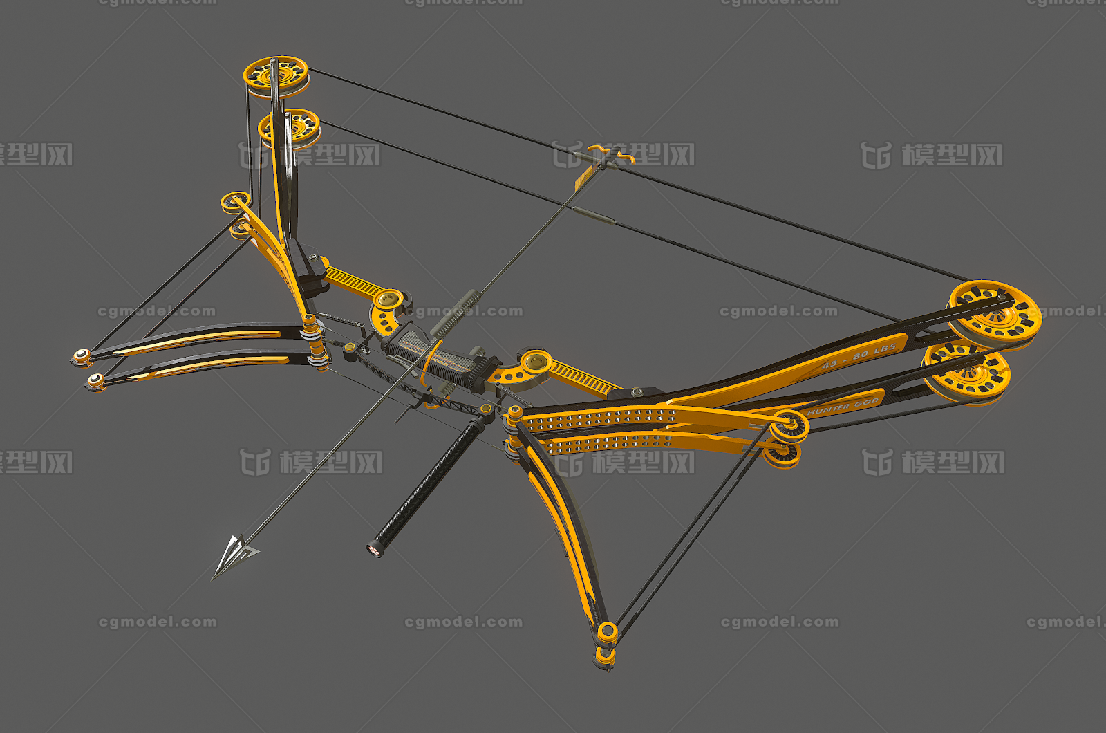 pbr次世代弓箭射击射箭弓弩冷兵器科幻次时代arvr