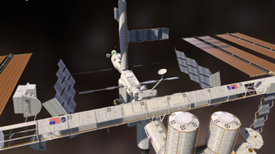 写实级宇宙空间站 外太空空间站 宇宙飞船 科幻飞船 太空飞船 航天器