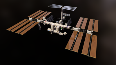 nasda国际空间站 官方提示: 1,如该资源发布者无特别说明,模型结构