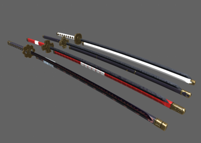 280 pbr次世代 科幻武士刀 未来刀_xxtmer19作品_武器冷兵器_cg模型网