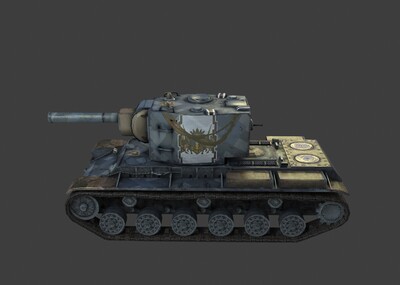 pbr kv2重型坦克 152神教 二战 苏联装甲车辆 重坦