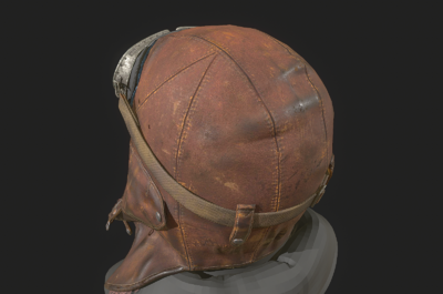 190 pbr次世代 飞行员头盔 战斗机头盔 空军帽 皮帽 一战二战头盔