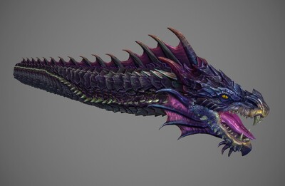 次世代 北欧神话巨蛇耶梦加得 写实巨大海_marian作品_动物神话类_cg