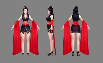 低模 写实 舞女 乐师 中式古代美人 红袖招 武媚娘 魅惑仙子 艺伎