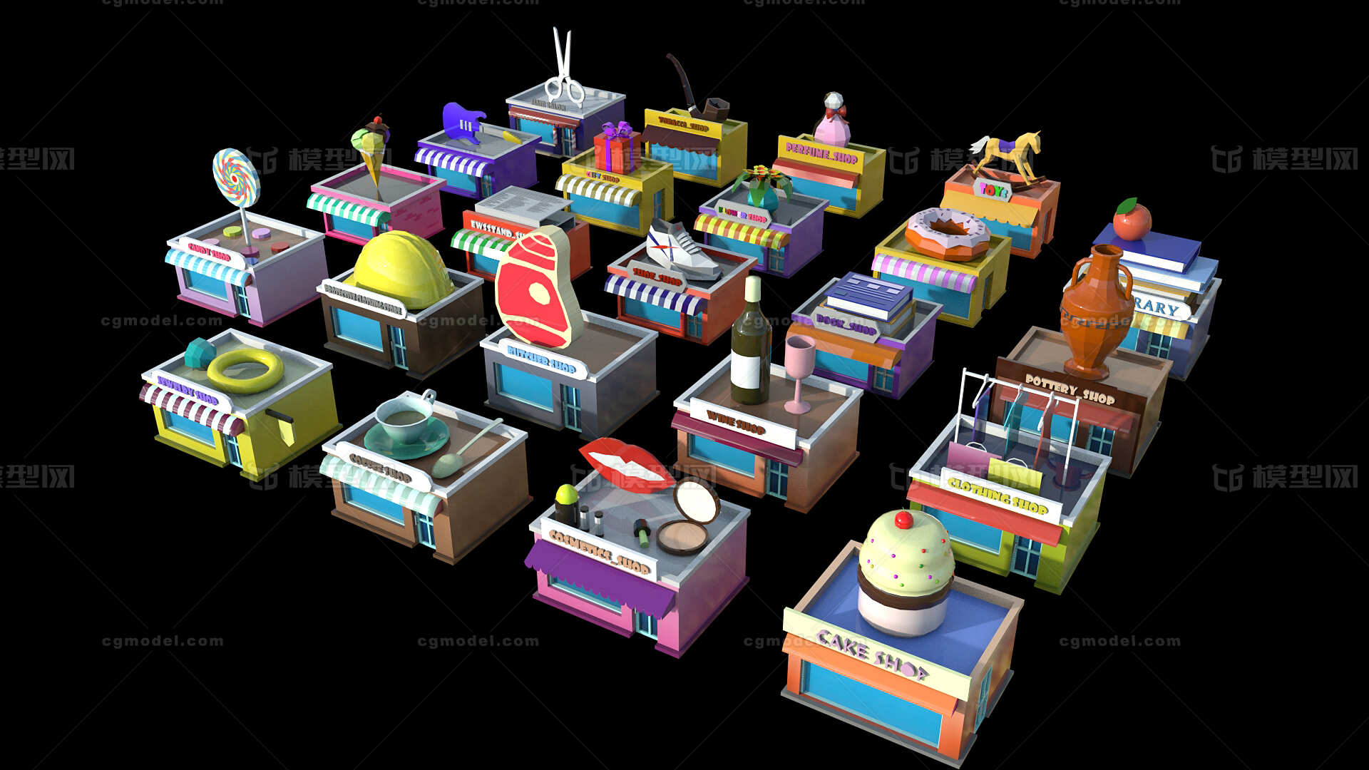 cg模型网