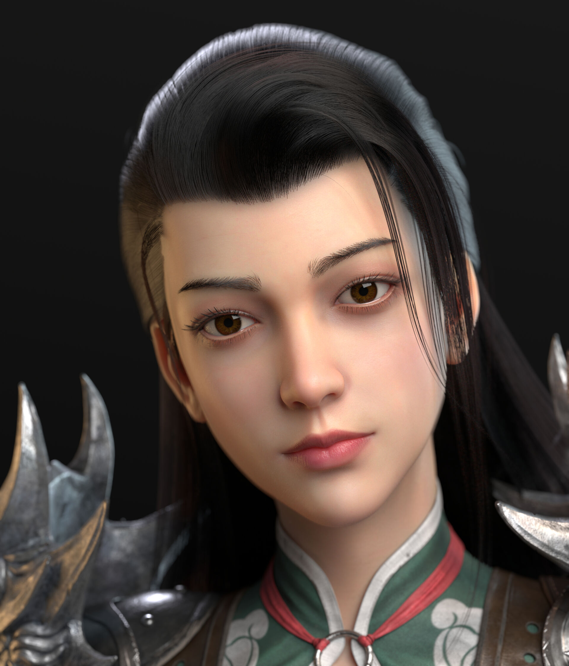 做了个古风美型角色