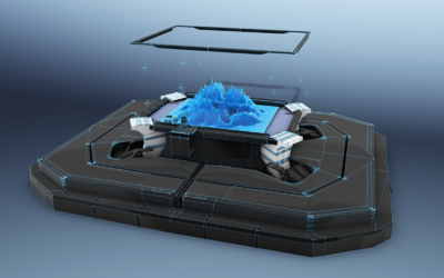 楼盘,全息投影_yqxuanwuqk作品_场景科幻场景场景科幻场景_cg模型网