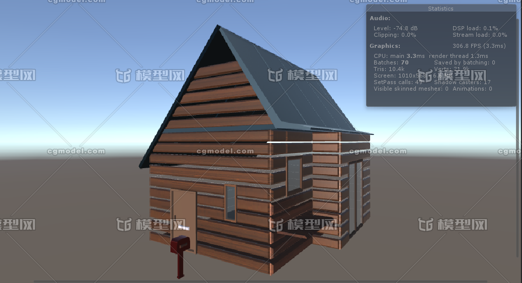 房屋模型 场景模型-公共设施模型库-FBX(.fbx)模型下载-cg模型网