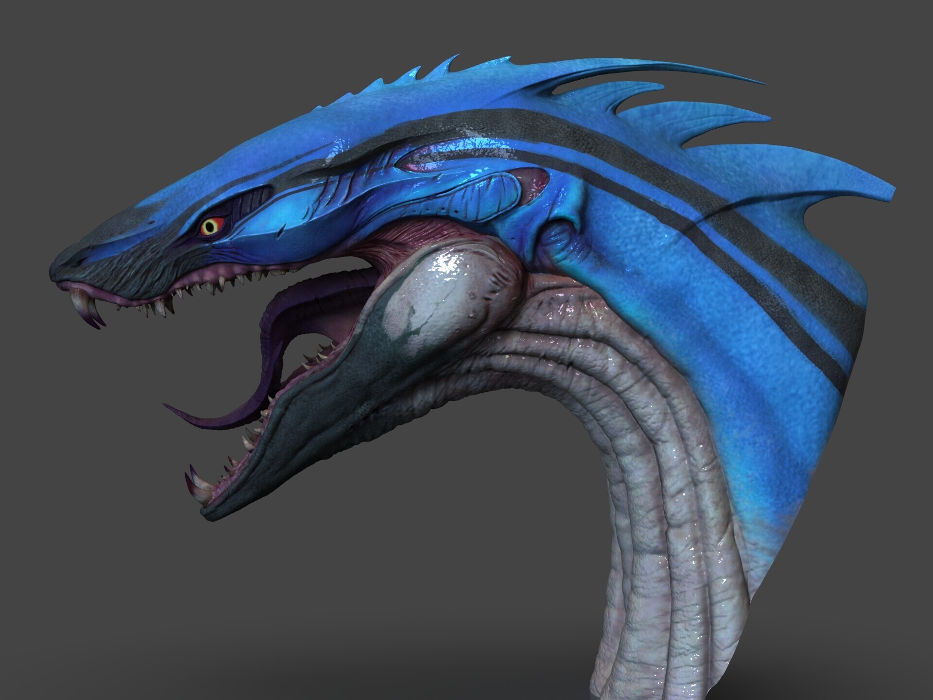 怪物_马赛作品_角色/人物/生物_cg模型网