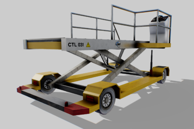 机场行李运输车