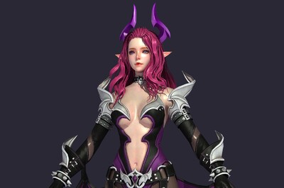 次世代 卡通 地狱魔女 黑暗精灵 地狱女王 恶魔公主魔法师 黑暗巫女