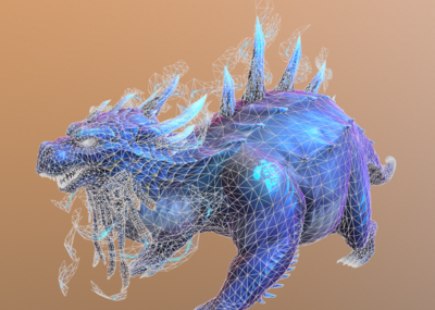 次时代 pbr 雷兽 巨兽 怪物 护山神兽