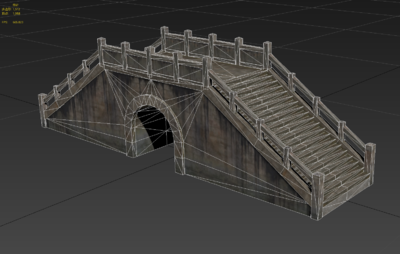 古桥 古代拱桥 赵州桥 桥 石桥_joker2020作品_场景场景部件_cg模型网