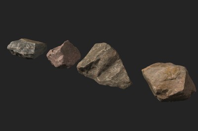 石头 岩石 巨石 石块 pbr石头 碎石头 次时代石头 大石块 大石头