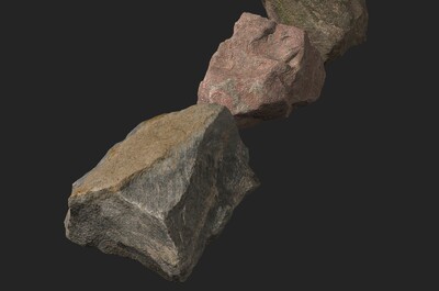 石头 岩石 巨石 石块 pbr石头 碎石头 次时代石头 大石块 大石头