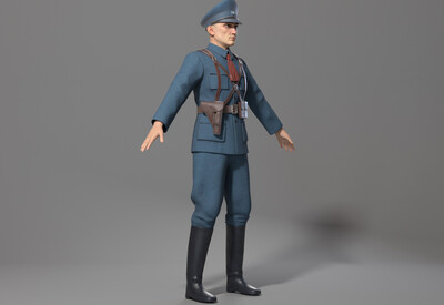 写实国民军 老国民党军官 中年民国巡捕房 中统军统士兵 军人模型