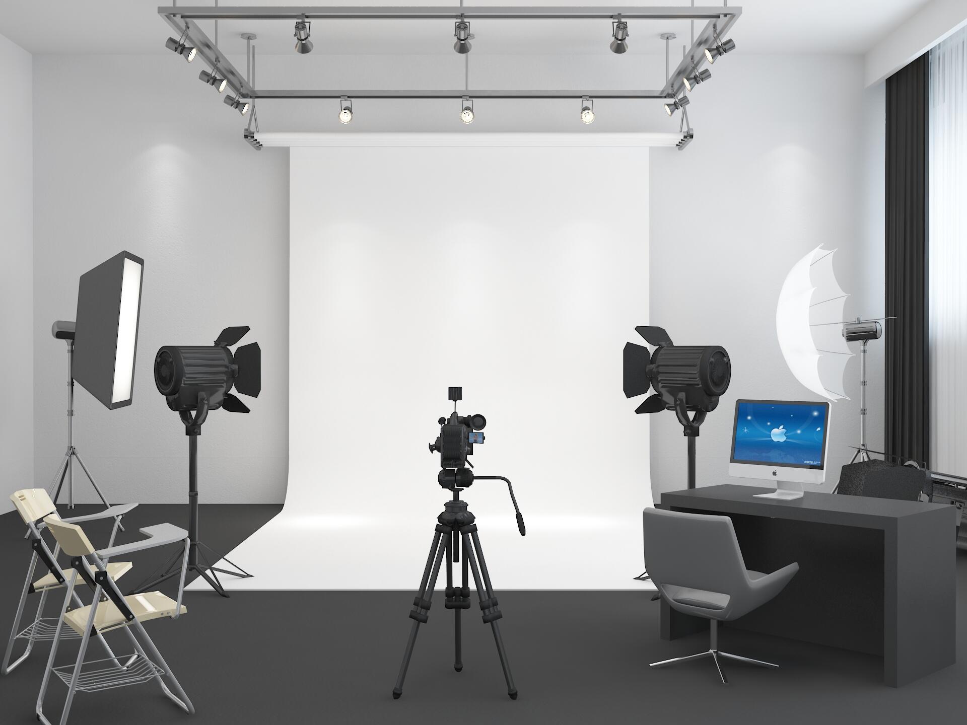 摄影棚 拍照场景