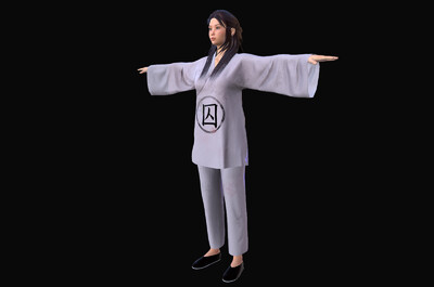 pbr古代女囚犯 罪犯 女囚 受刑犯