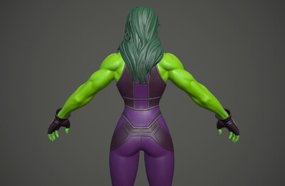 同人 女版 浩克 hulk 次世代  女浩克  ** 漫威女角色