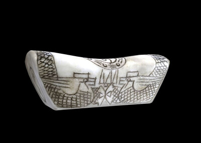 玉枕 和田玉 枕头 古董 文物 vr 展示