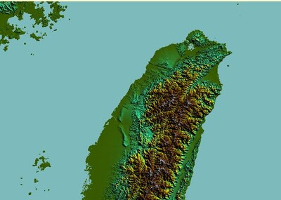 台湾岛 台湾 地形 台湾地貌 3d模型 山体 山丘 岛屿