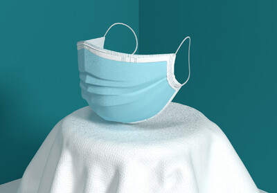 c4d一次性防护口罩模型