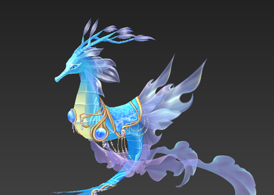 超炫的海马坐骑