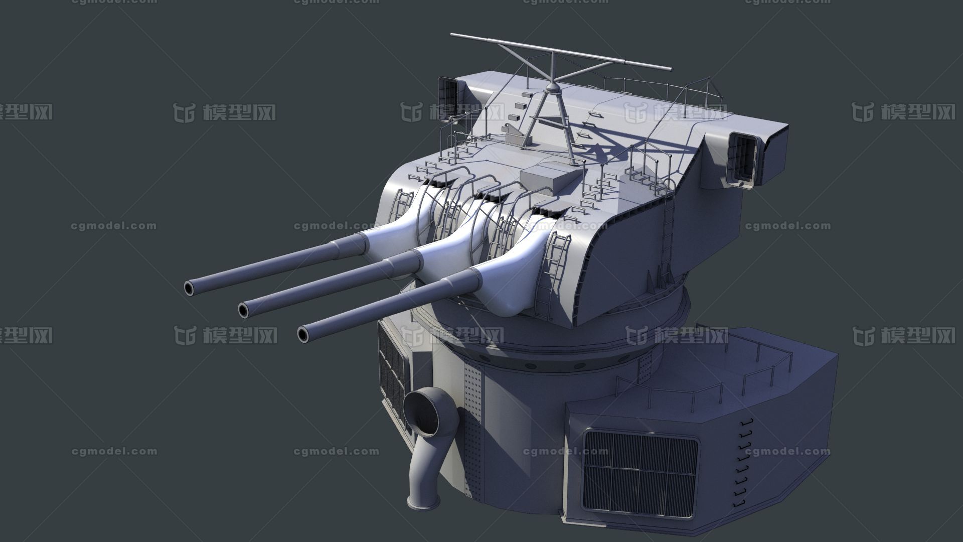 战列舰大和武藏155mm三联装副炮