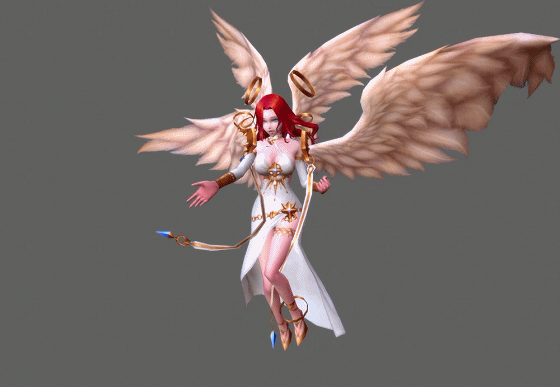 手绘 精美女天使 【12组动画】女天使 angel