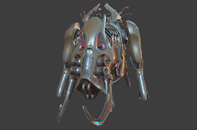 078 pbr次世代 机械野猪 动物 机甲 战士 机器人 科幻 赛博朋克 未来