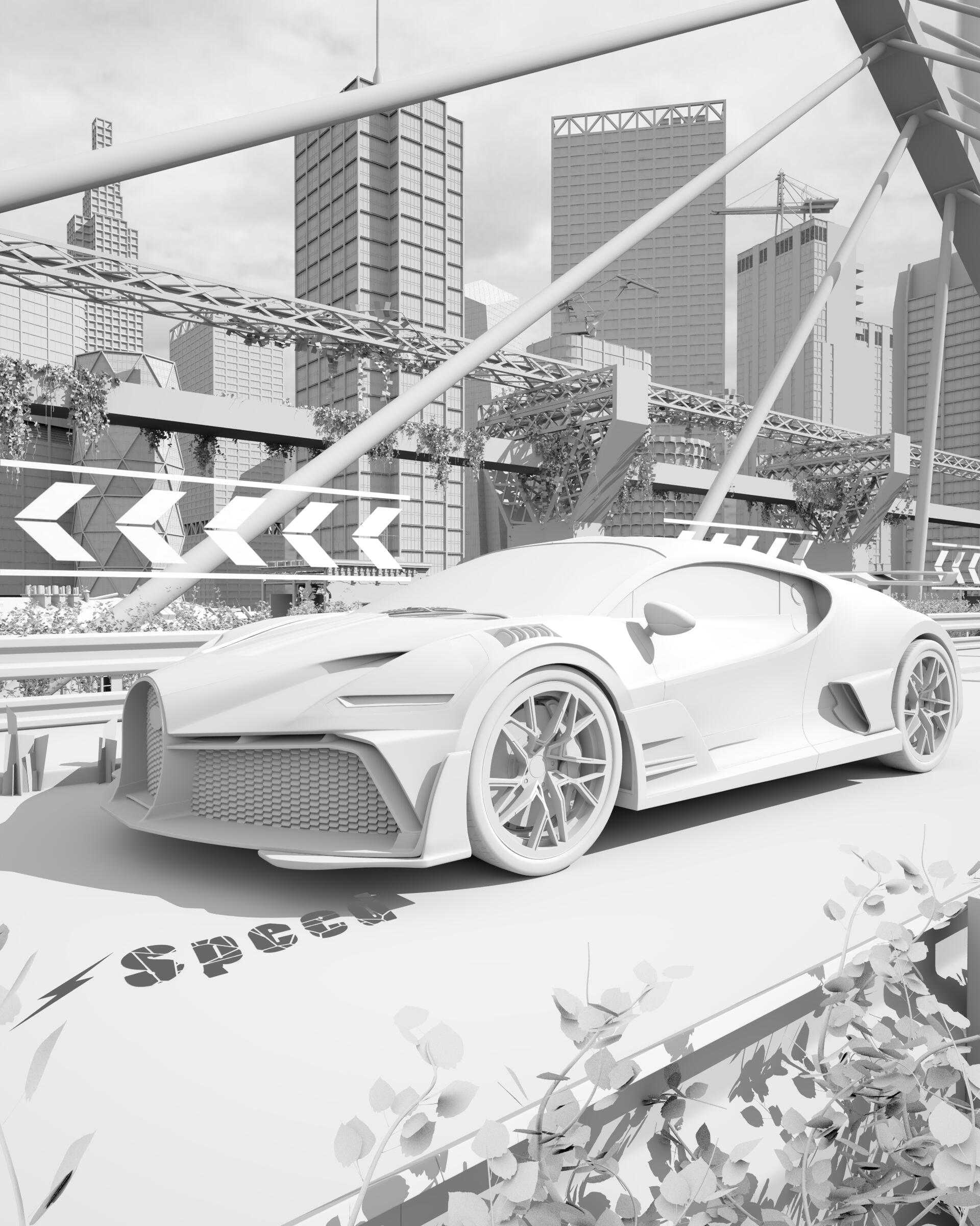 布加迪divo_wjbaaa作品_游戏/影视/动画_cg模型网