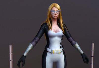 格斗高手-仿声鸟 漫威 超级英雄  手绘 简模 漫画角色