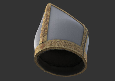 pbr次世代 牧师帽子 帽子 神父帽子 司铎 教士帽子 祭司帽子 僧侣帽子