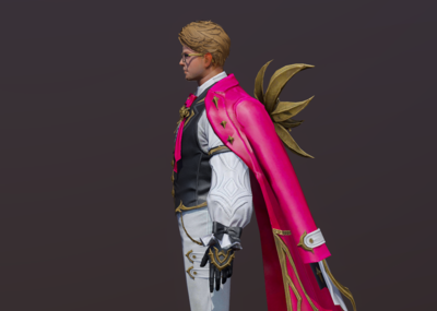 次世代 卡通 贵族 绅士 男爵 伯爵 侯_加油武汉2020作品_人物男人_cg