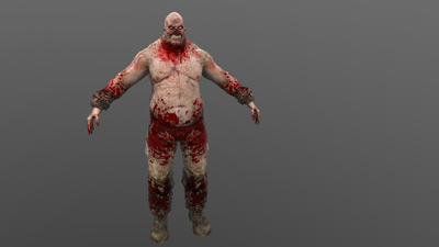 僵尸 丧尸 活死人 游戏僵尸_island2008作品_人物男人_cg模型网