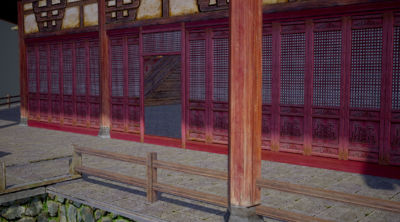 次世代 古代阁楼 中式建筑 藏经阁 古建 古城 宫殿 城隍庙 塔楼 祠堂