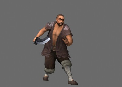 古代人物 平民 劫匪 路人 刀客 带bip动画